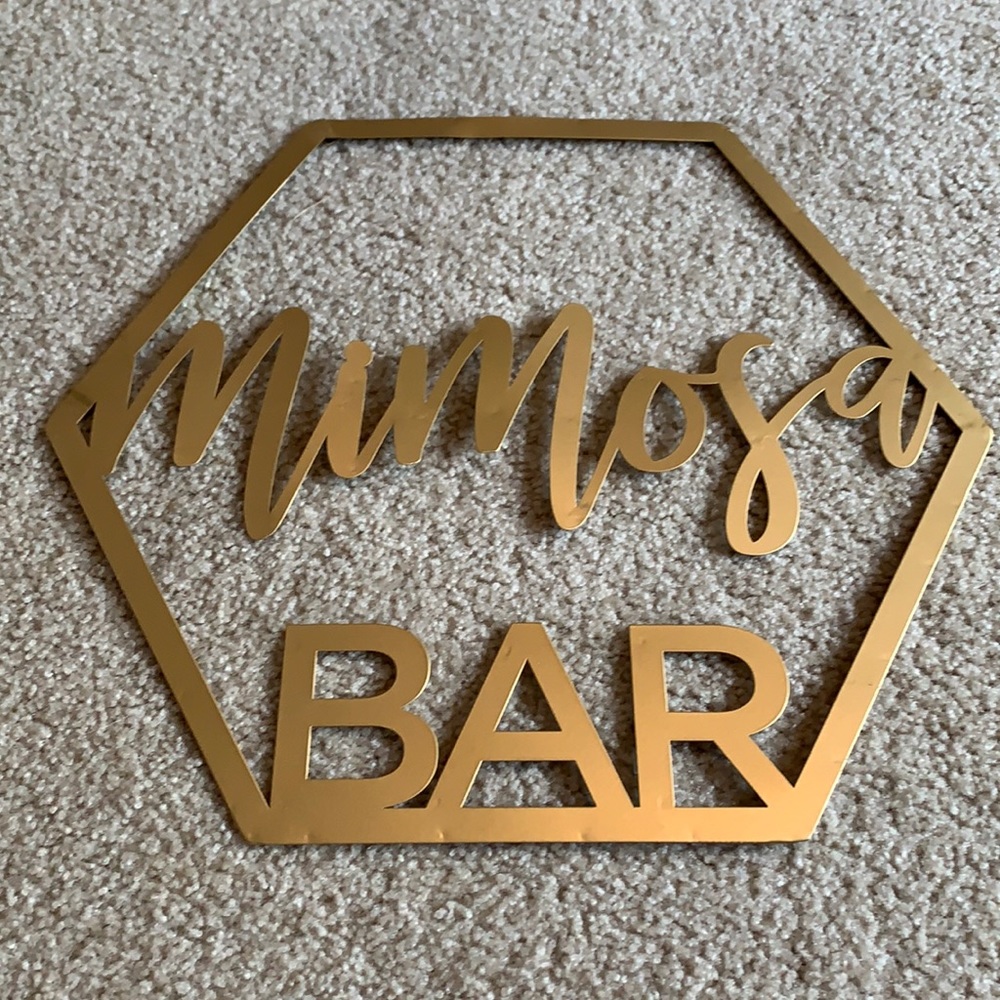 Mimosa Bar Sign